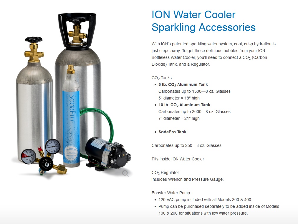 ION 400 Hot, Cold, Ambient & Sparkling Water Aquacan Systems
